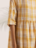 100% Linen A-Line Midi Dress VALENCIA