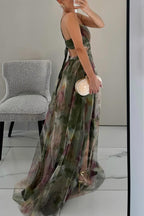 GISELLE | Chiffon-Maxikleid