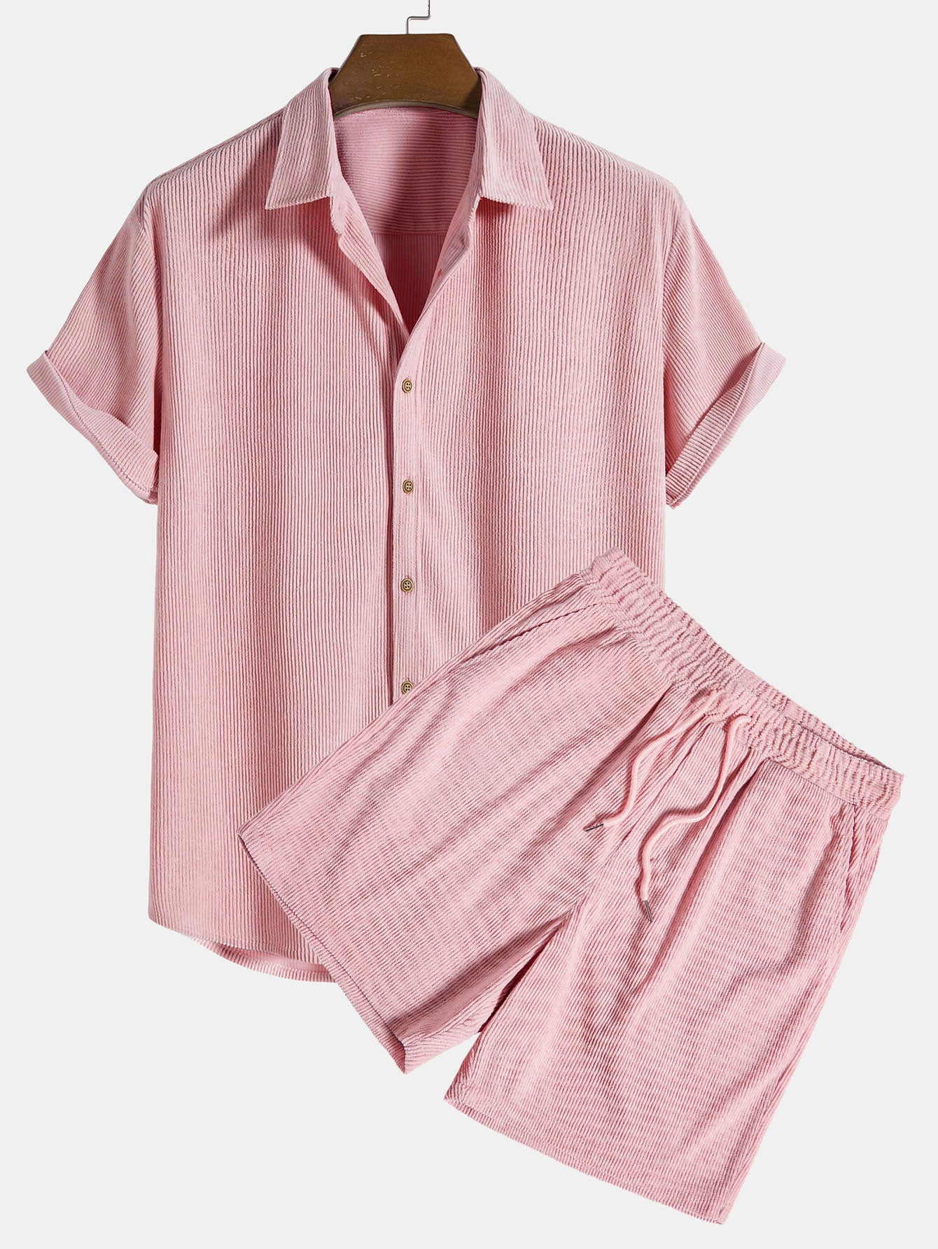 LEÓN | Conjunto Camisa Texturizada y Shorts