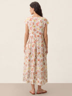 HARRIET™ | Elegantes Leinen-Maxikleid mit Blumenmuster