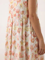 HARRIET™ | Elegantes Leinen-Maxikleid mit Blumenmuster