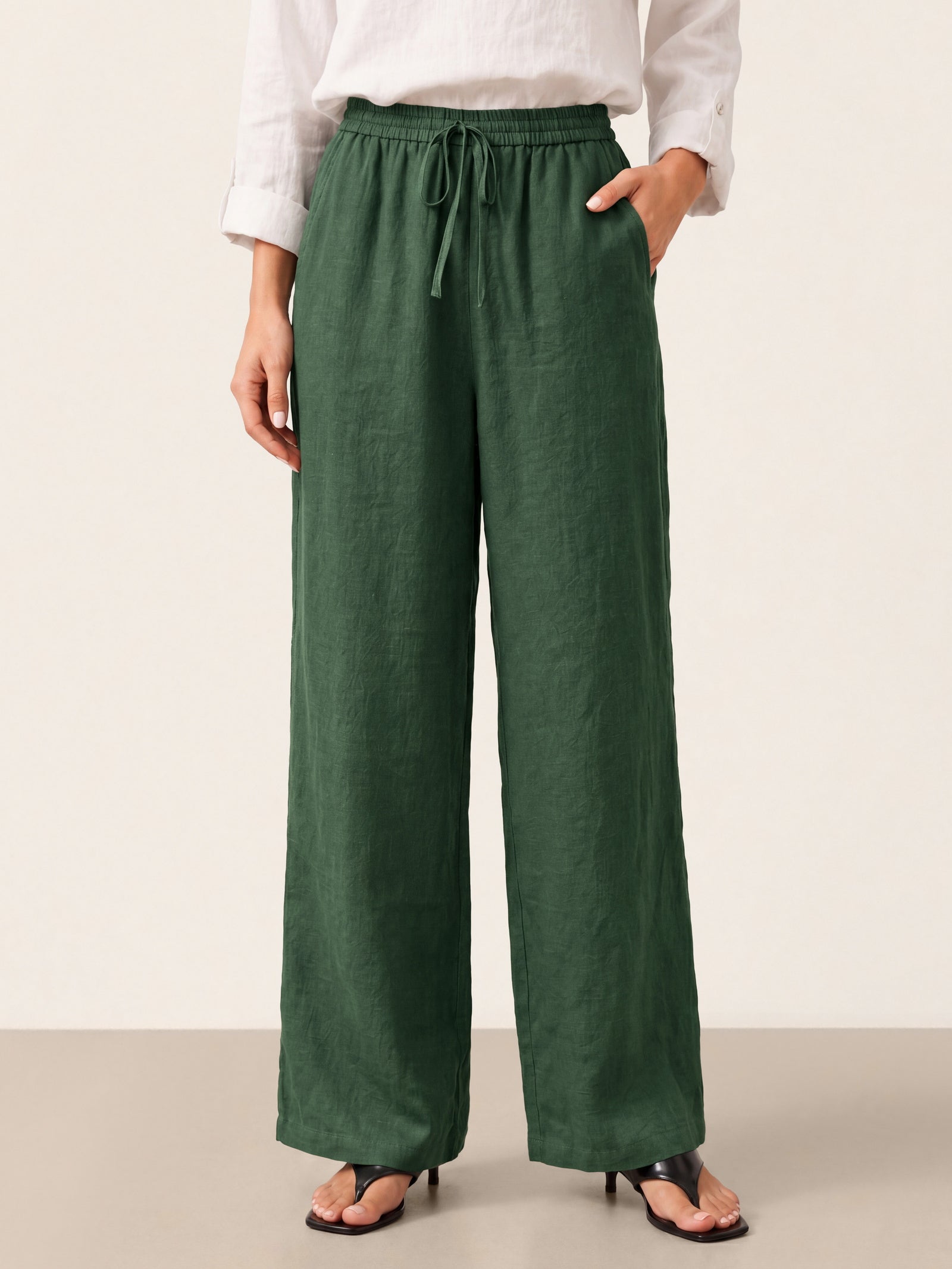 LYON | Klassische Hose aus 100 % Leinen