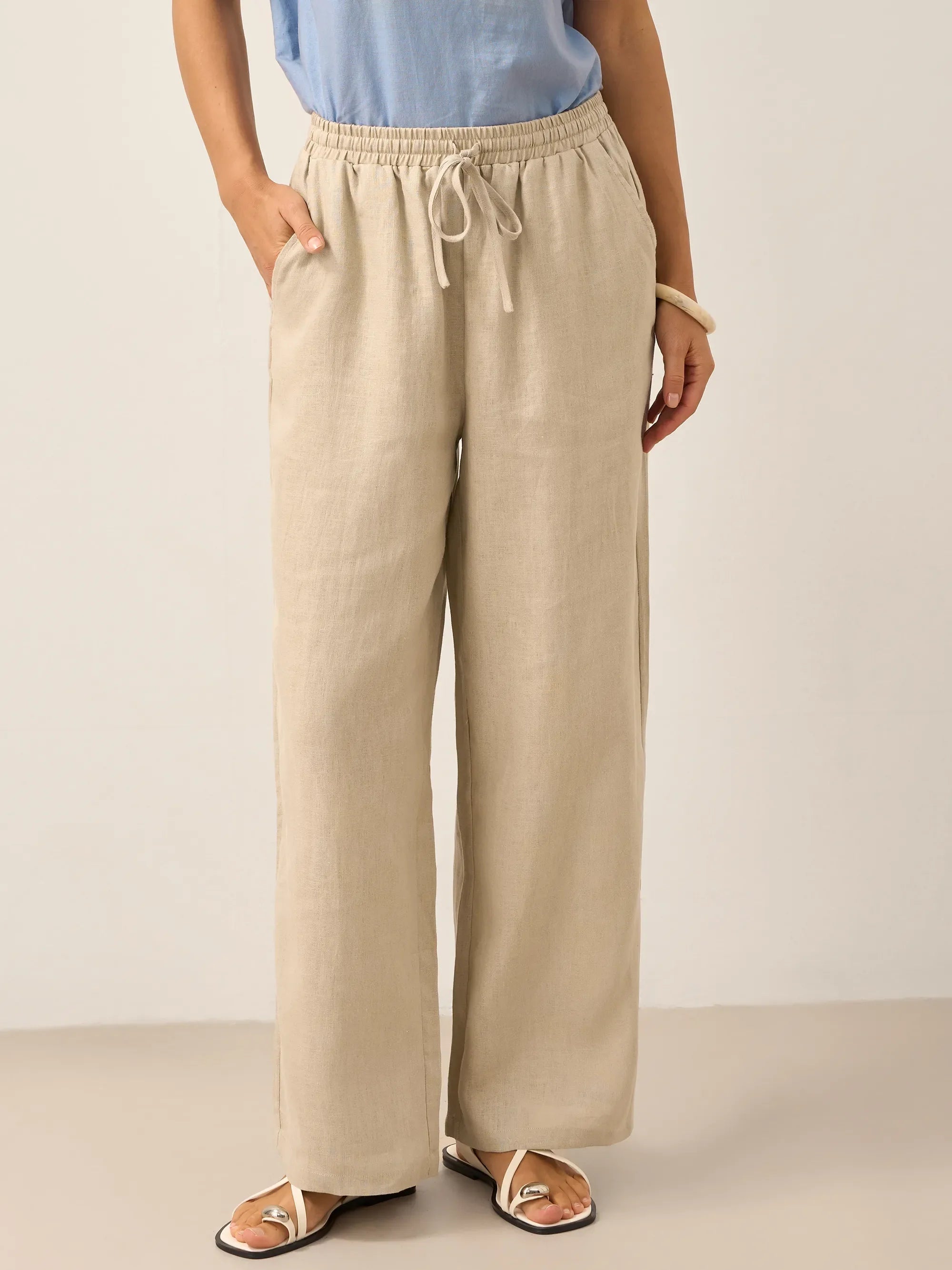 LYON | Klassische Hose aus 100 % Leinen