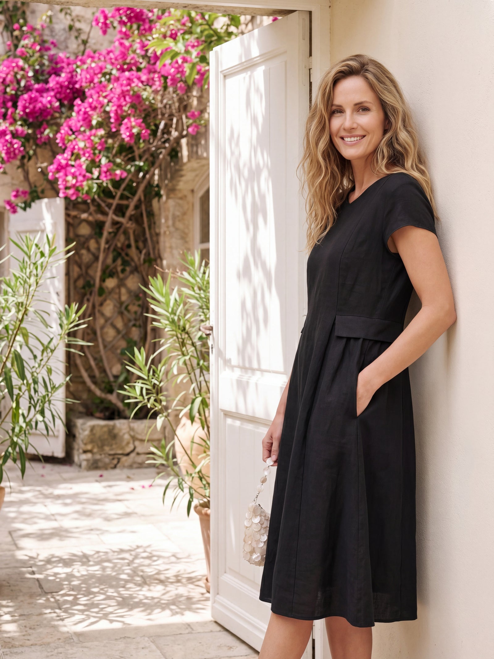 ALEXA | Vestido verano de lino 100%