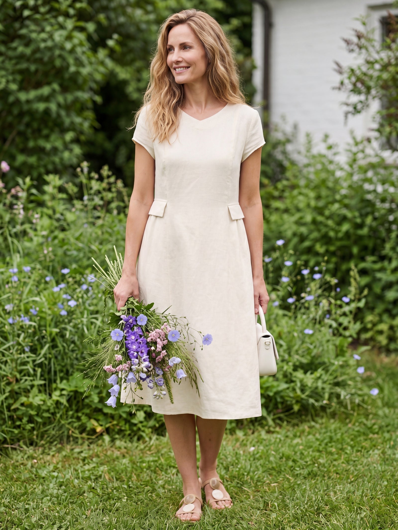 ALEXA | Vestido verano de lino 100%