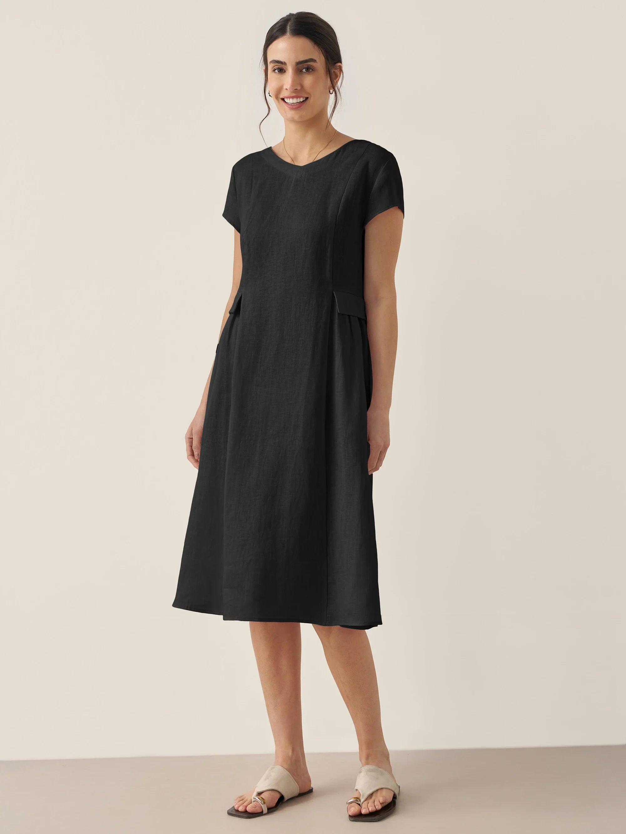 ALEXA | Vestido verano de lino 100%