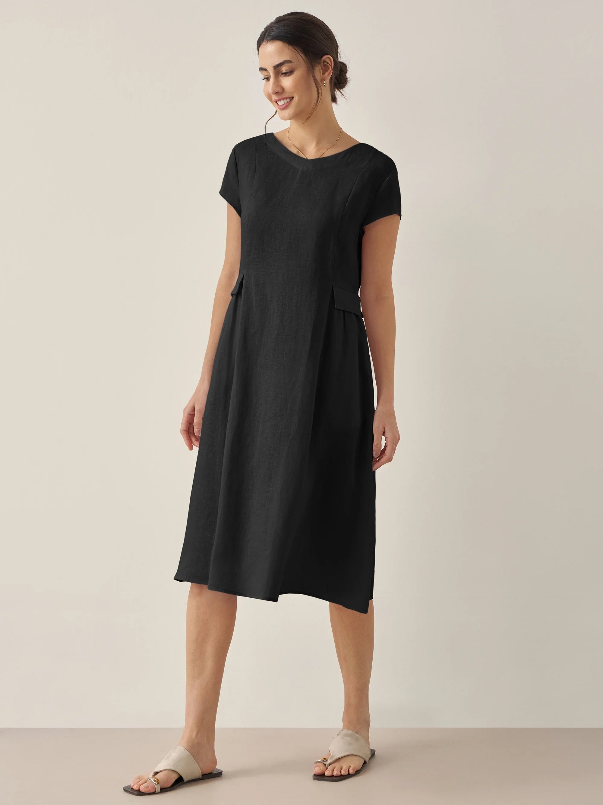 ALEXA | Vestido verano de lino 100%