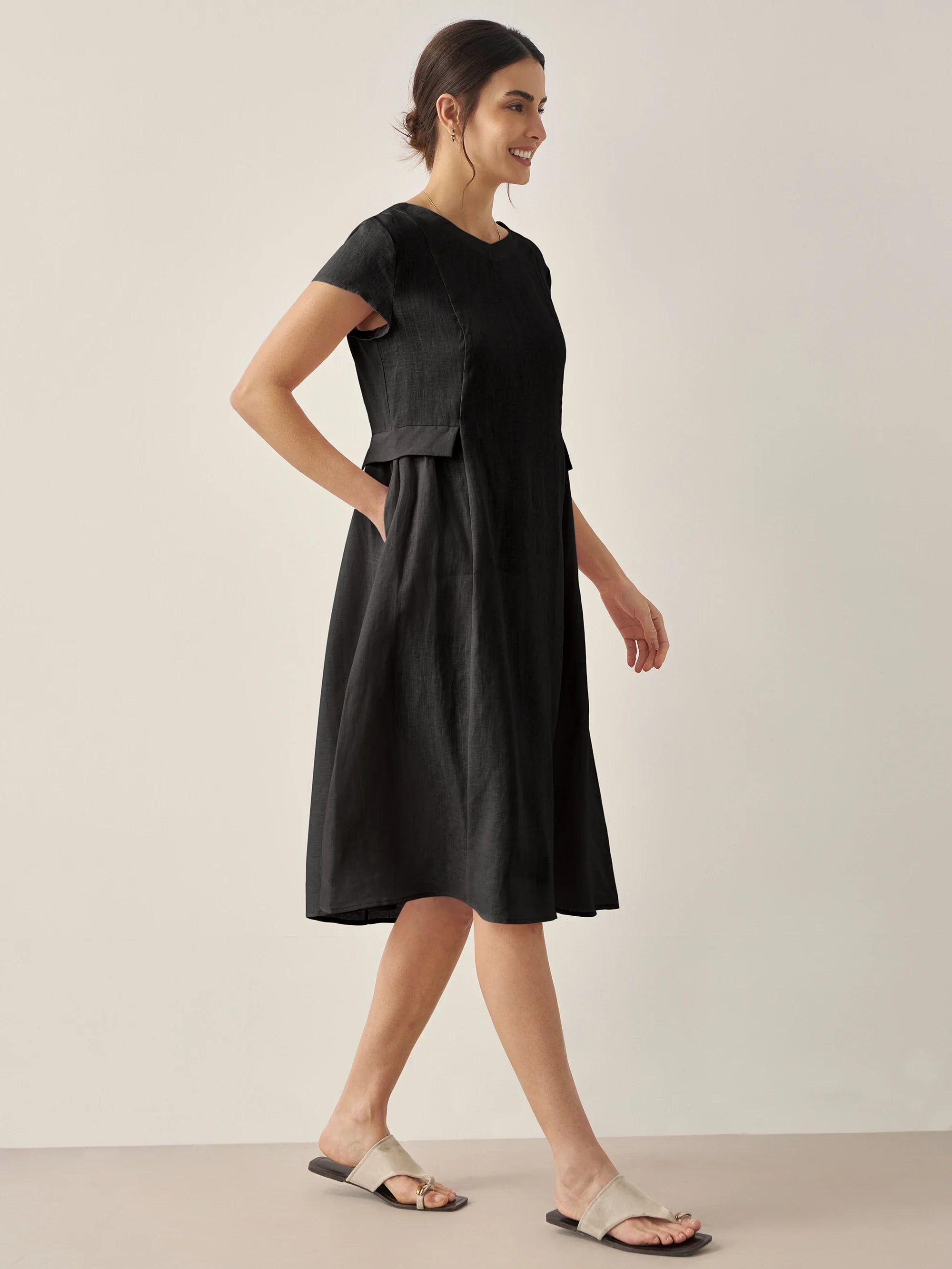 ALEXA | Vestido verano de lino 100%