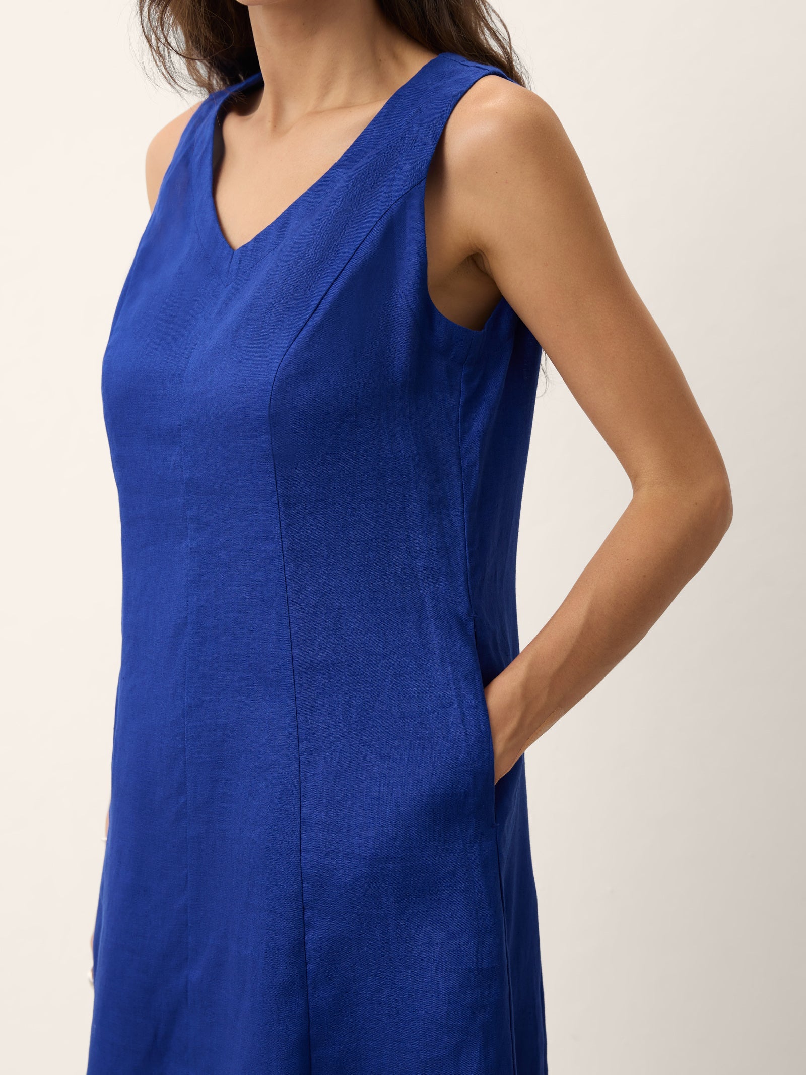 MARCELINE | Vestido de lino calidad 100% Lino
