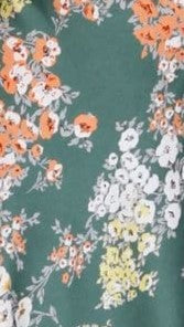 NATALIA™ | Vestido verde Floral