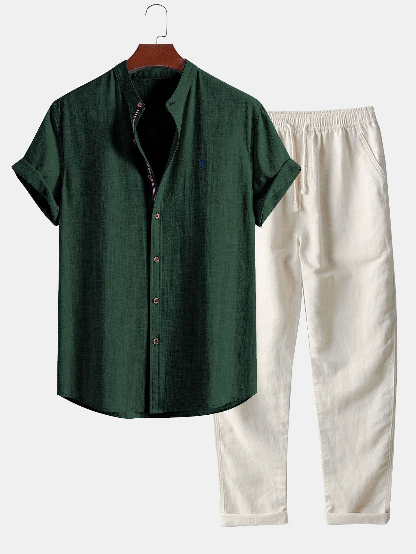 Vittorio | Conjunto de lino corto