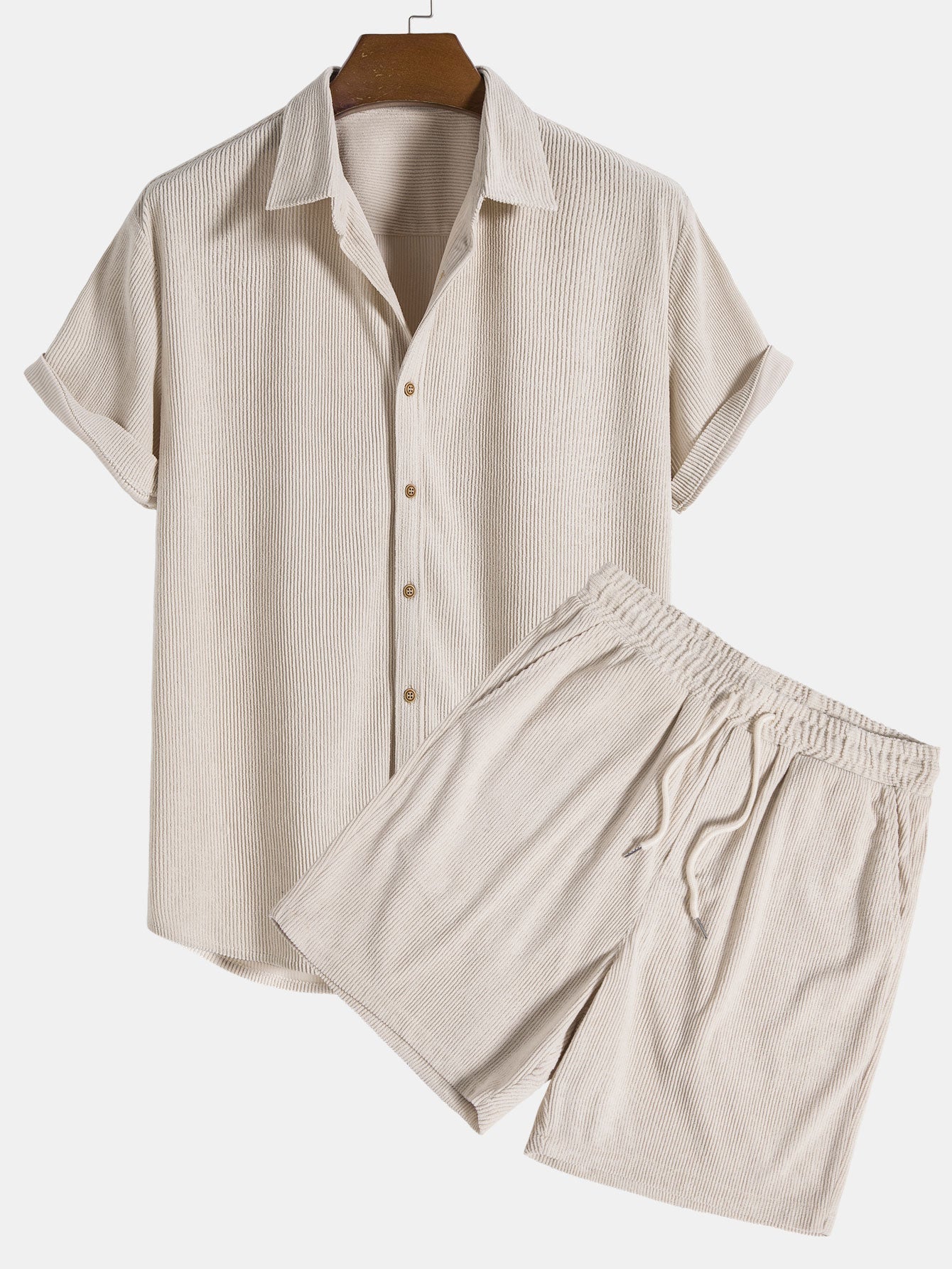 LEÓN | Conjunto Camisa Texturizada y Shorts