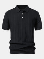 Enzo™ | Conjunto Polo Jacquard y Pantalón Recto