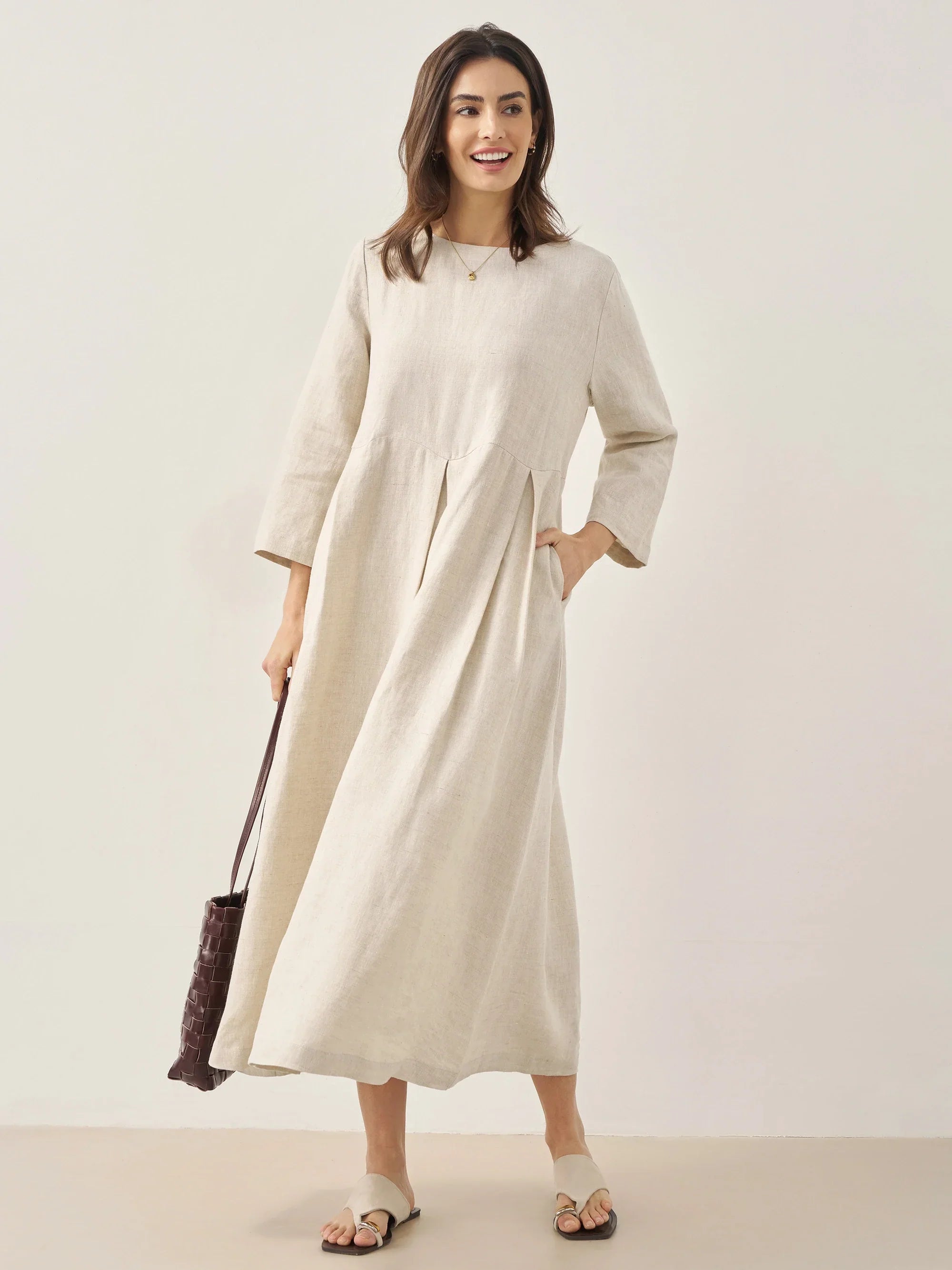 ABIGAIL | Vestido fresco calidad 100% Lino