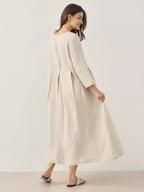 ABIGAIL | Vestido fresco calidad 100% Lino