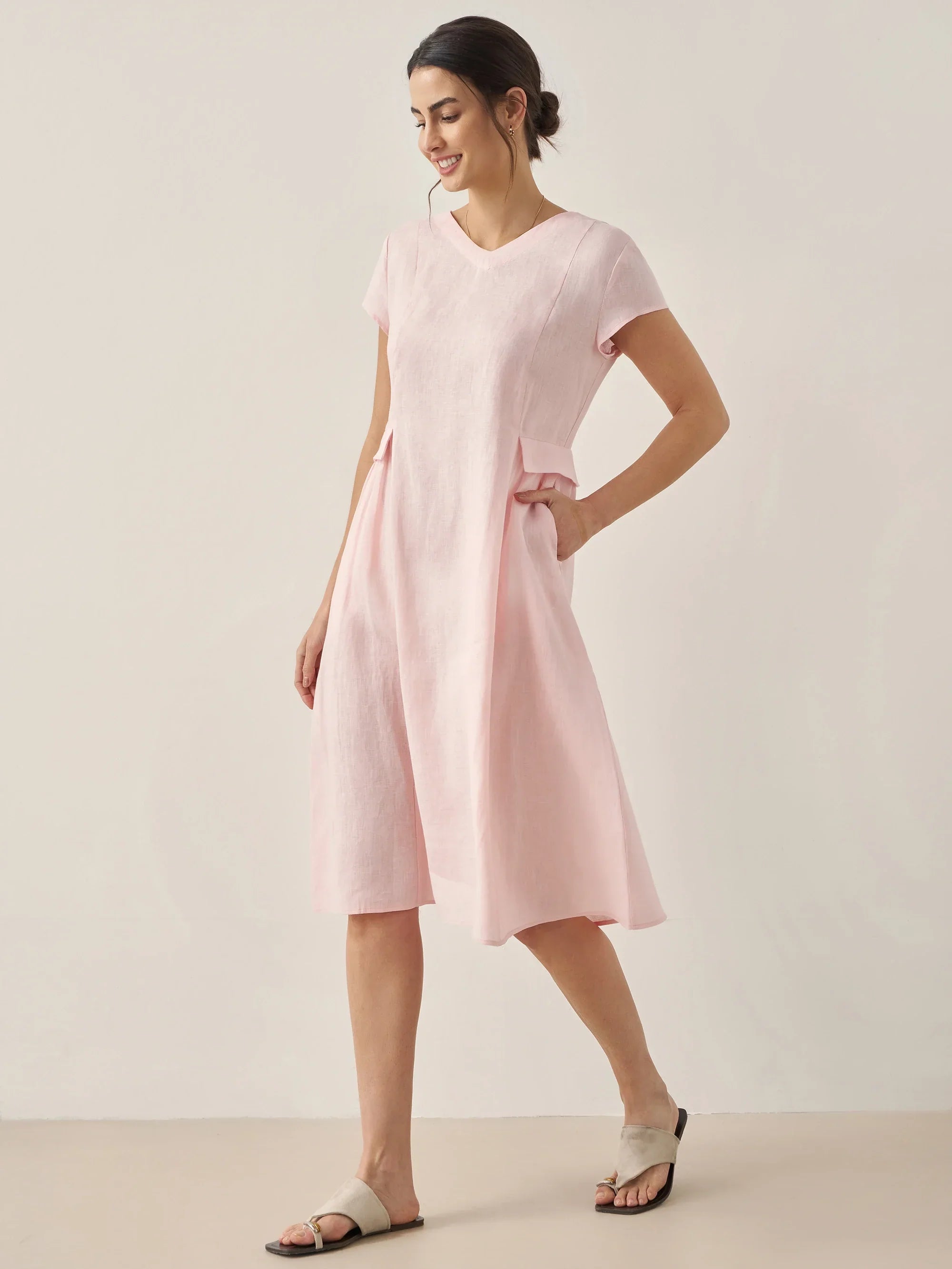 ALEXA | Vestido verano de lino 100%