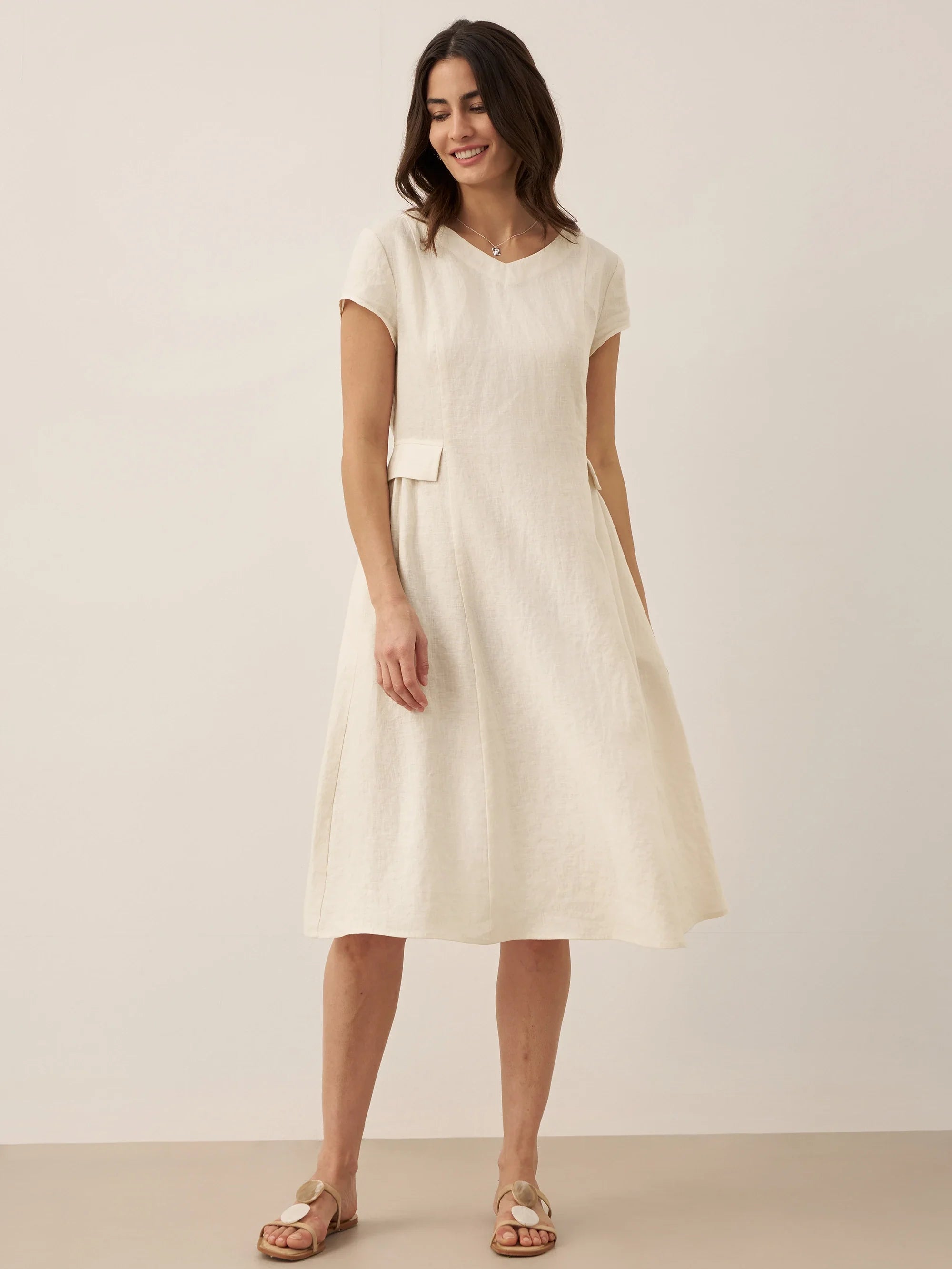 ALEXA | Vestido verano de lino 100%