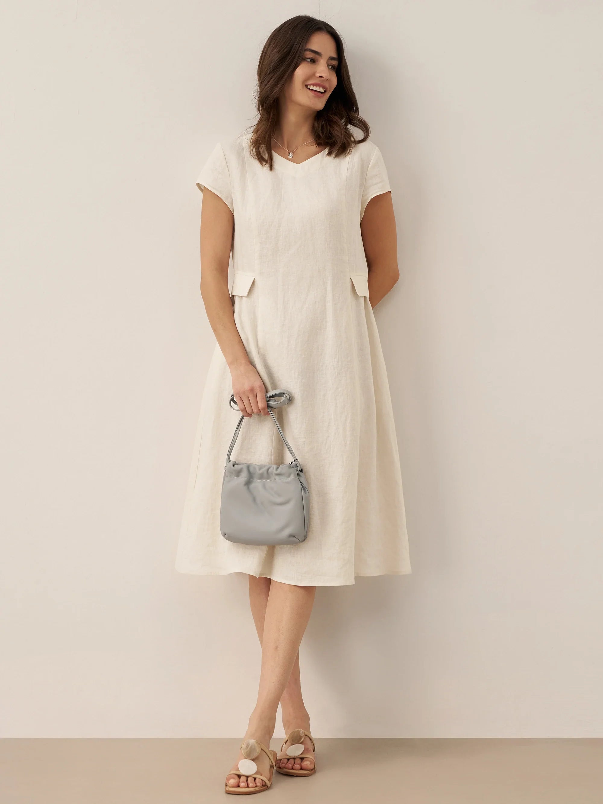 ALEXA | Vestido verano de lino 100%