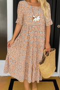 ALBA | Vestido Midi Floral fresco