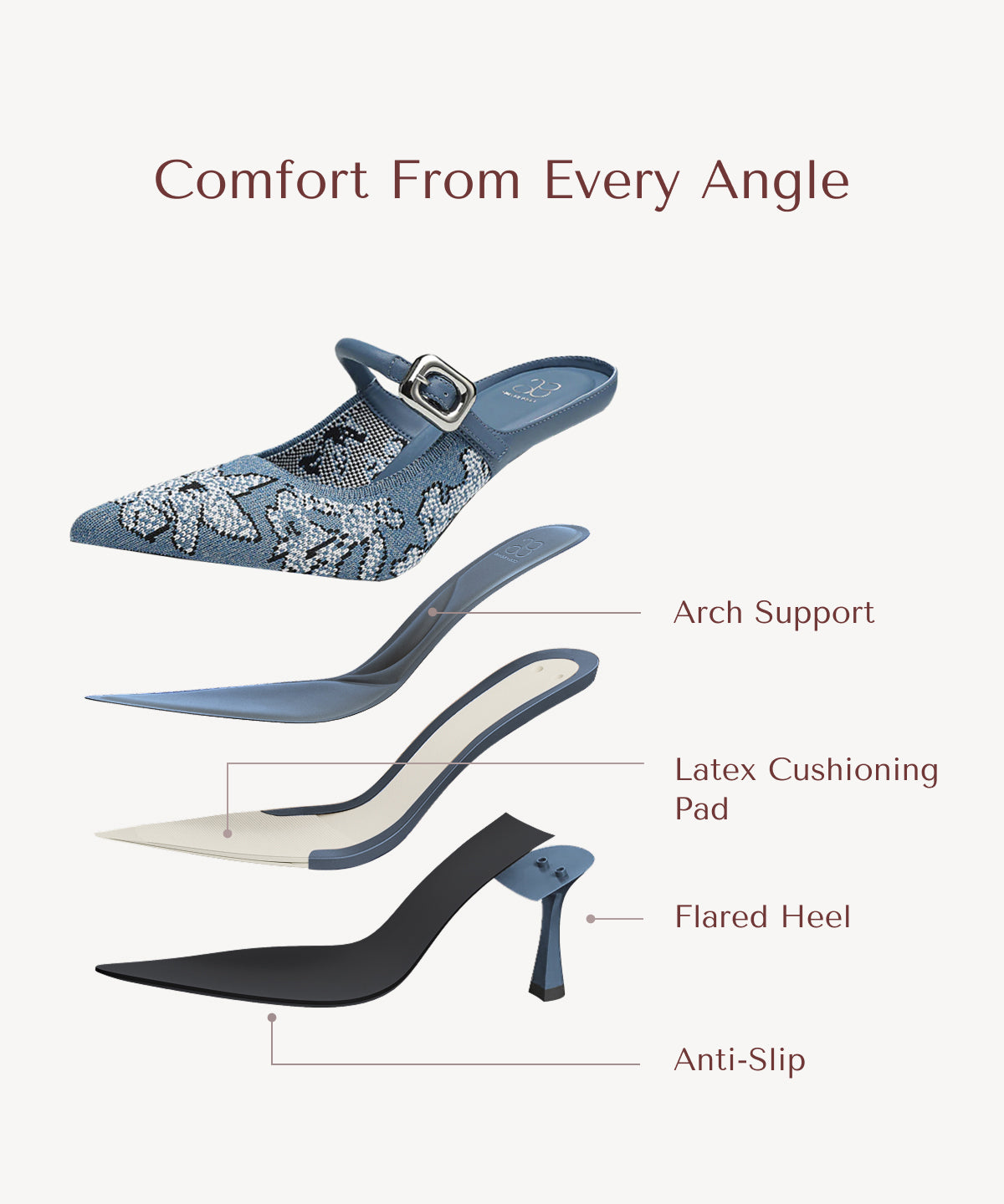 ISABEL™ | Slingback con Lazo Distintivo