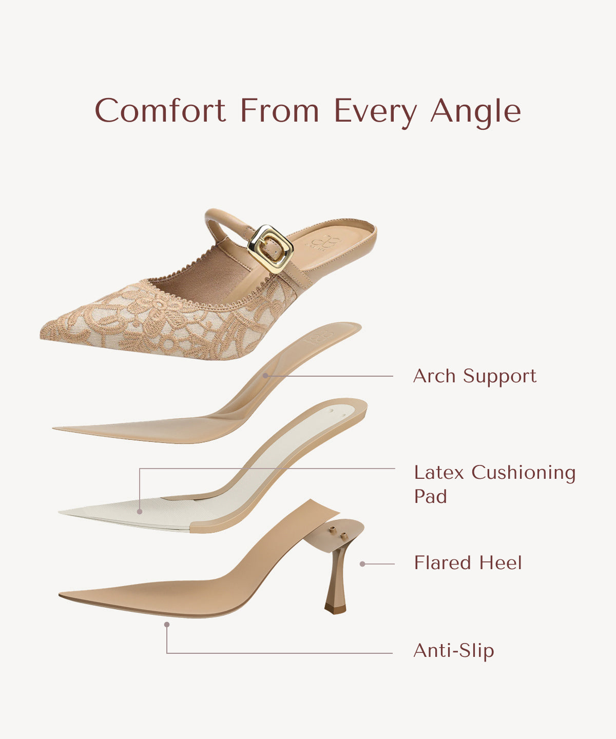 ISABEL™ | Slingback con Lazo Distintivo