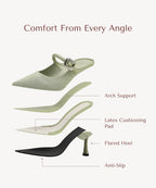 ISABEL™ | Slingback con Lazo Distintivo