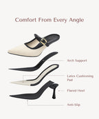 ISABEL™ | Slingback con Lazo Distintivo