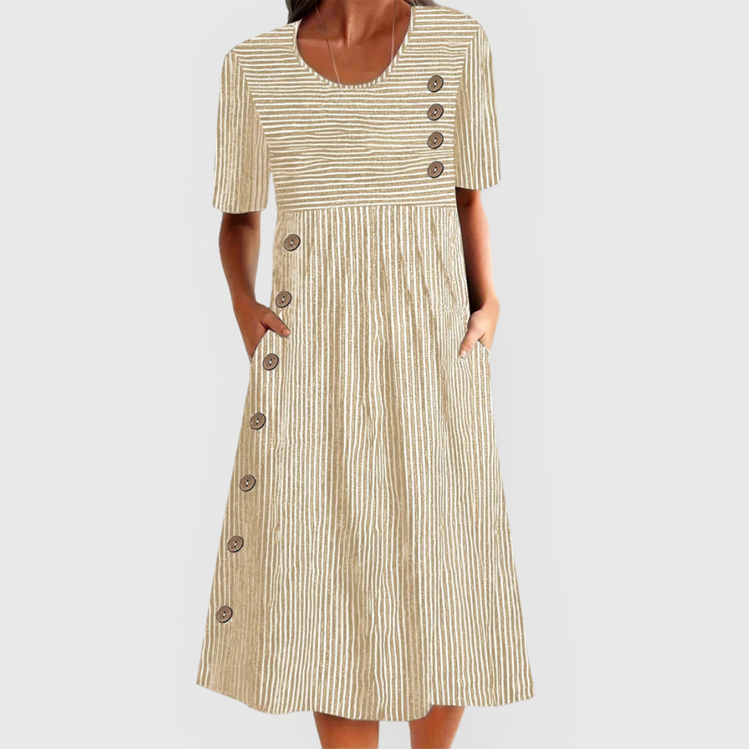 Amelia | Vestido a rayas
