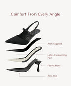 CLARA™ | Mule de Tacón Elegante