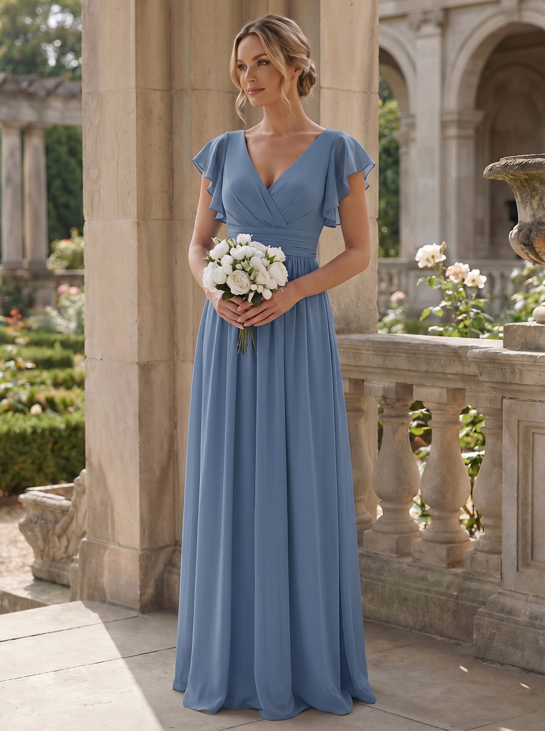 LILYANA™ | Elegantes Brautjungfernkleid aus Chiffon