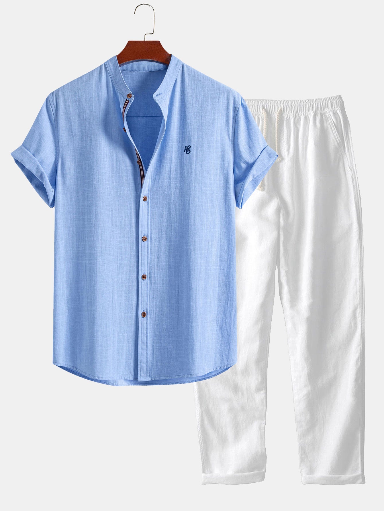 Vittorio | Conjunto de lino corto