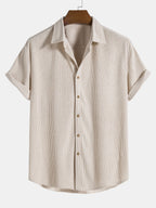 LEÓN | Conjunto Camisa Texturizada y Shorts
