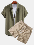 Costa | Conjunto de lino corto de verano para Hombre