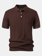 Enzo™ | Conjunto Polo Jacquard y Pantalón Recto