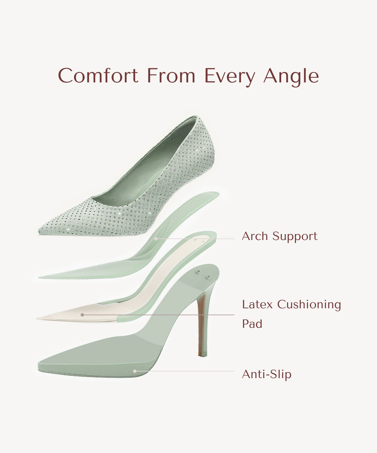 LUCÍA™ | Tacón Plataforma de Silueta Elegante