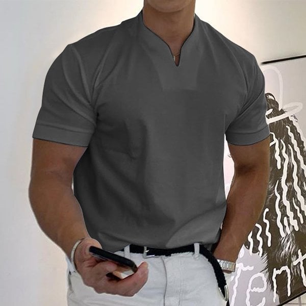 Camiseta Toscana | Camiseta ajustada con cuello en V para hombre
