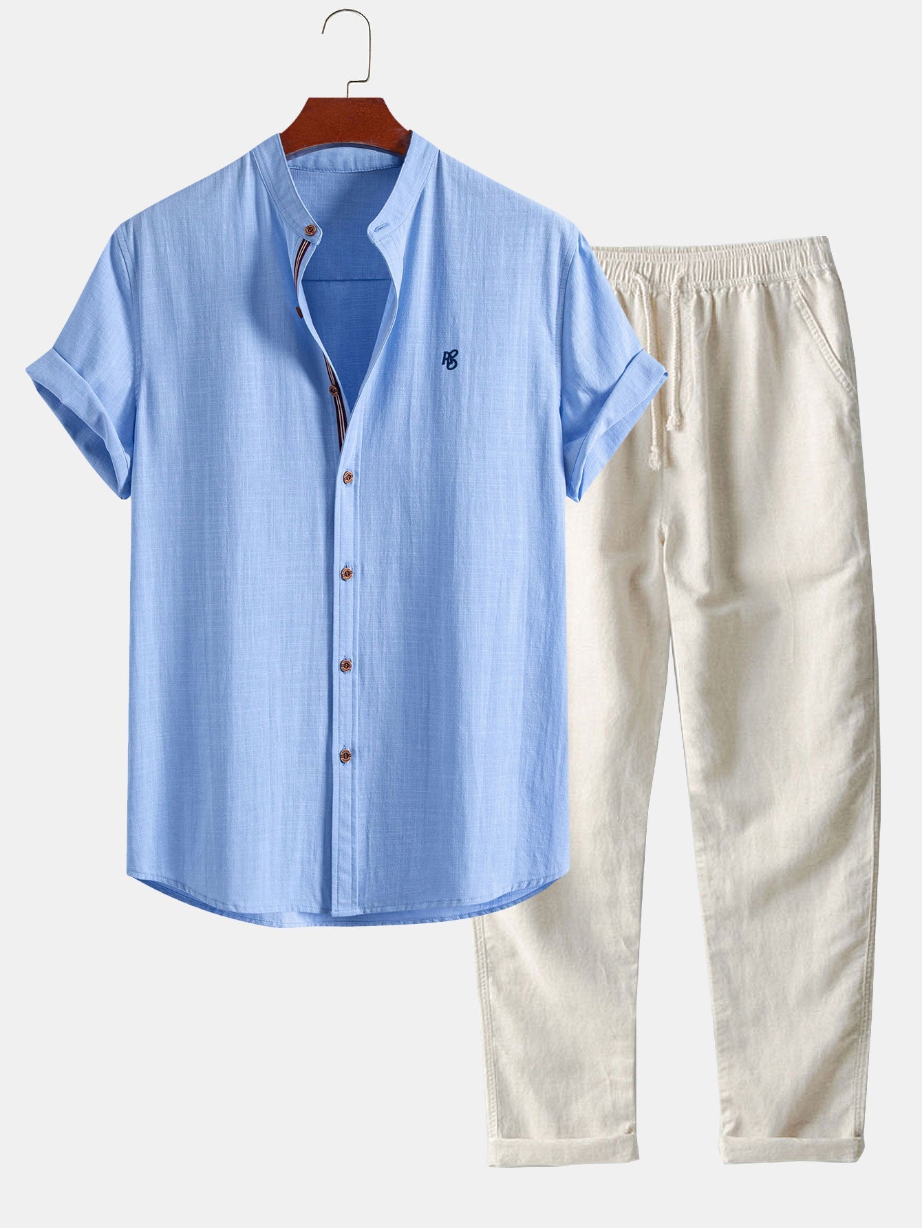 Vittorio | Conjunto de lino corto