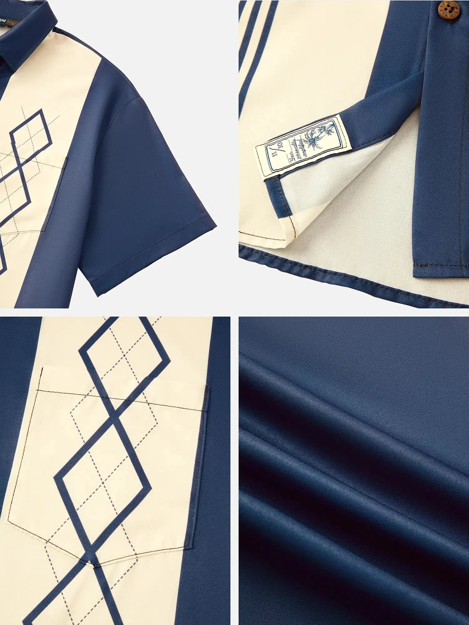 DARIO | Camisa Estilo Retro Contemporáneo