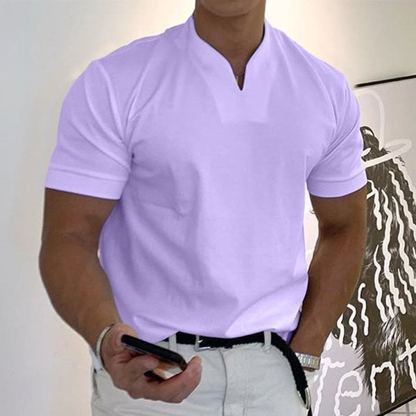 Camiseta Toscana | Camiseta ajustada con cuello en V para hombre