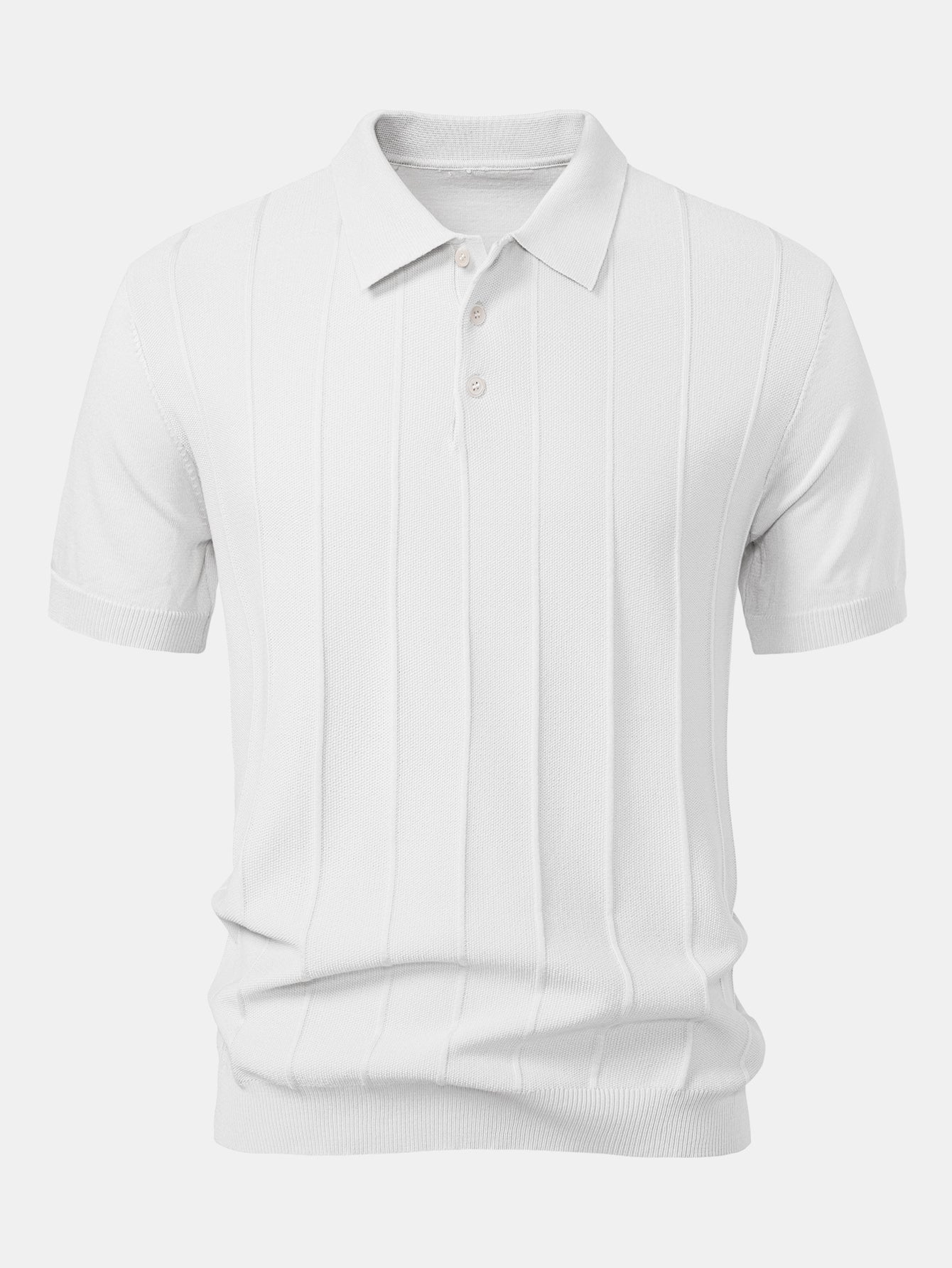 Enzo™ | Conjunto Polo Jacquard y Pantalón Recto