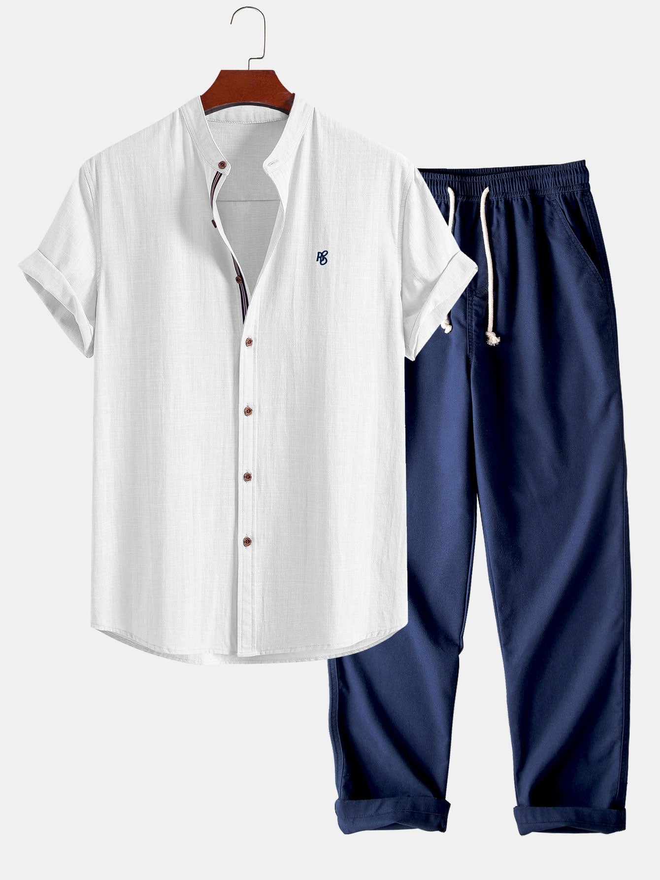 Vittorio | Conjunto de lino corto