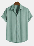 LEÓN | Conjunto Camisa Texturizada y Shorts