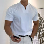 Camiseta Toscana | Camiseta ajustada con cuello en V para hombre