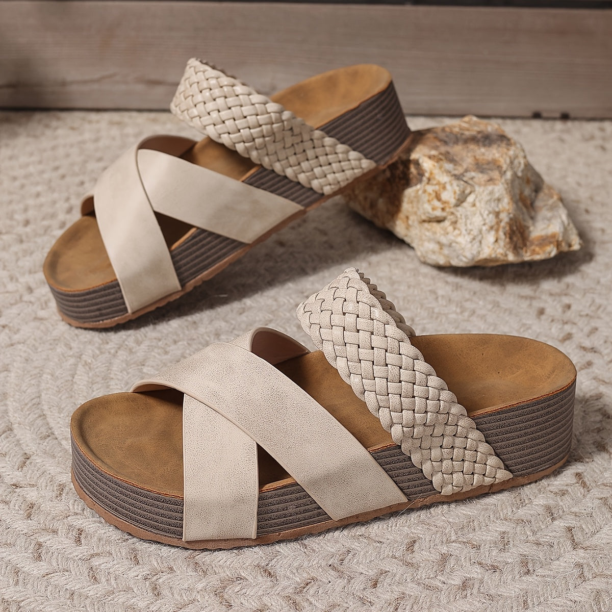 Martine - Orthopädische Ledersandalen mit Riemen für Damen