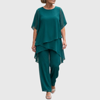 ELARA™ | Conjunto Palazzo de Dos Piezas Elegante