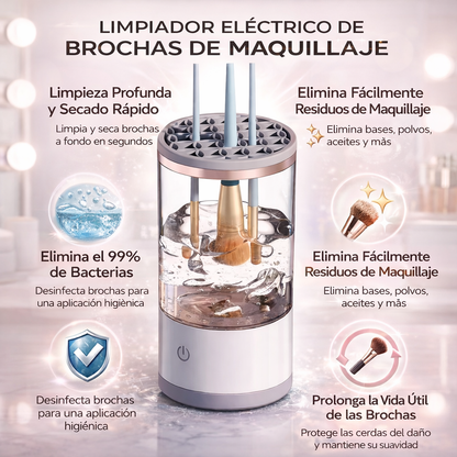CleanSpin™ – Limpia, seca y protege tus brochas en minutos