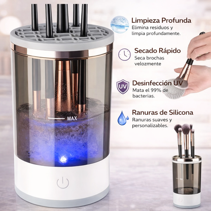 CleanSpin™ – Limpia, seca y protege tus brochas en minutos
