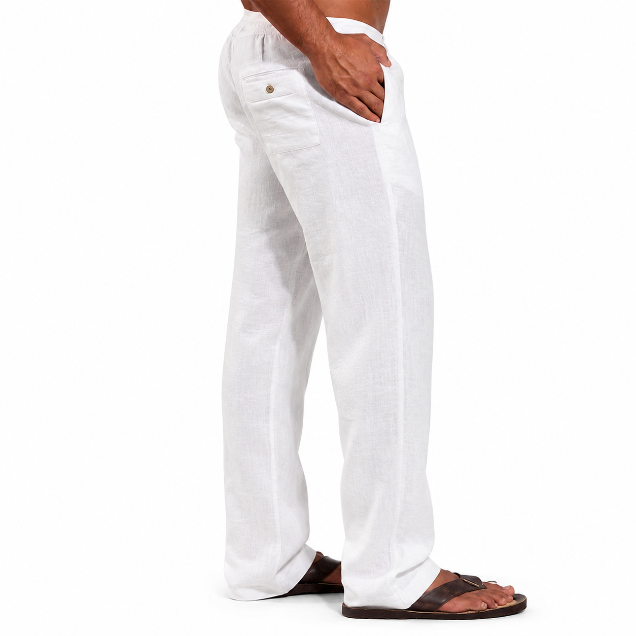 Pantalón de lino Roma | Elegancia Mediterránea para este Verano