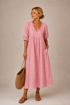 RACHEL  | Vestido Midi fresco de Verano