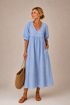 RACHEL  | Vestido Midi fresco de Verano